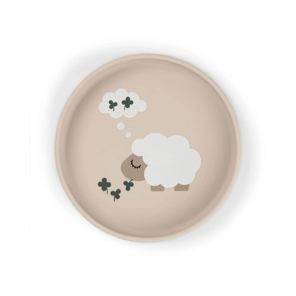 Plato de Silicona Stick & Stay Tiny Farm - Arena | Done by deer