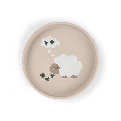 Plato de Silicona Stick & Stay Tiny Farm - Arena | Done by deer