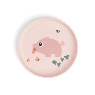 Plato de Comida Foodie Tiny Farm - Rosa | Done by deer