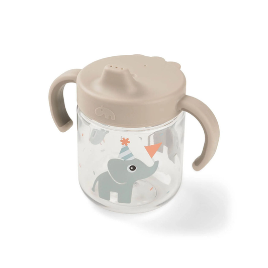 Vaso con Boquilla de Aprendizaje de 2 Asas Celebration - Arena | Done by deer