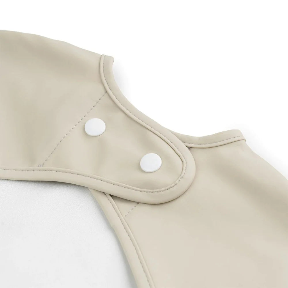 Lalee Bib with Sleeves and Pocket - Sand