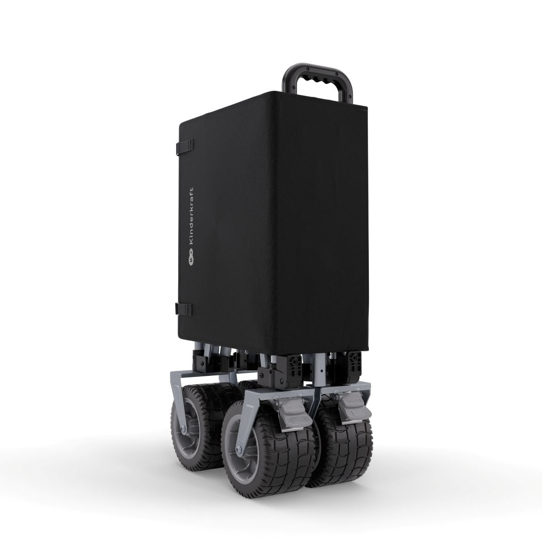 Carrito de transporte plegable Rollster - Black | Kinderkraft