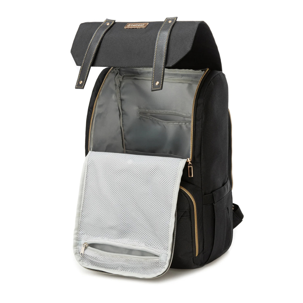 Mochila Maternal Premium - Negro | Bebesit