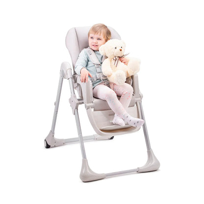 Silla de Comer Plegable Yummy - Gris | Kinderkraft