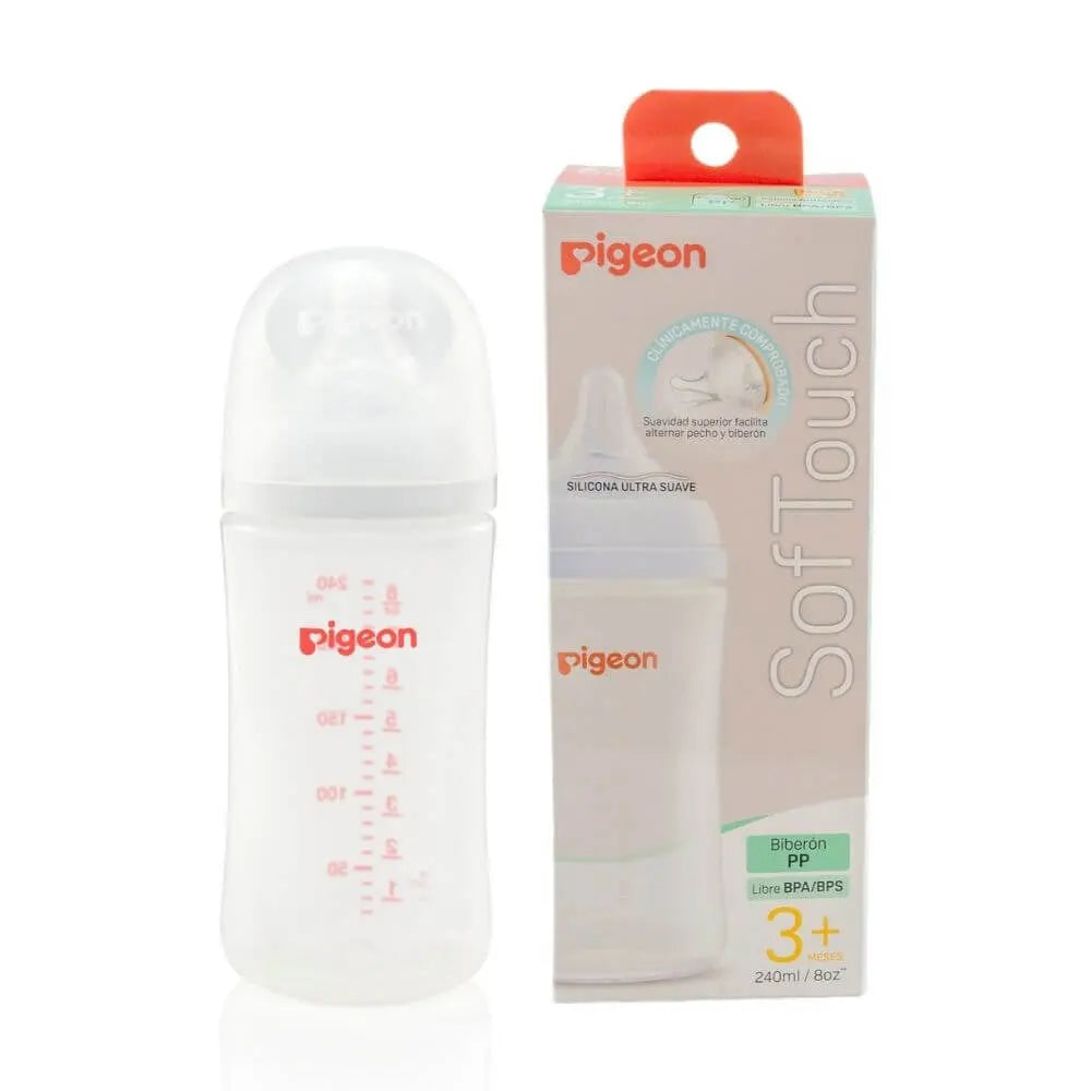 Mamadera Softouch Boca Ancha - PP | Pigeon