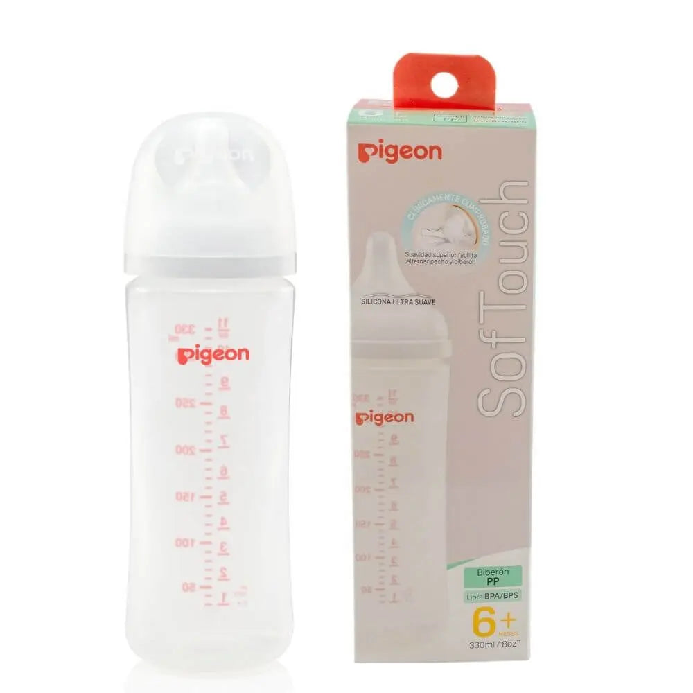 Mamadera Softouch Boca Ancha - PP | Pigeon