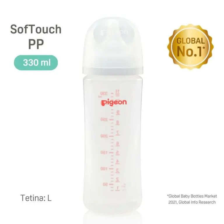 Mamadera Softouch Boca Ancha - PP | Pigeon