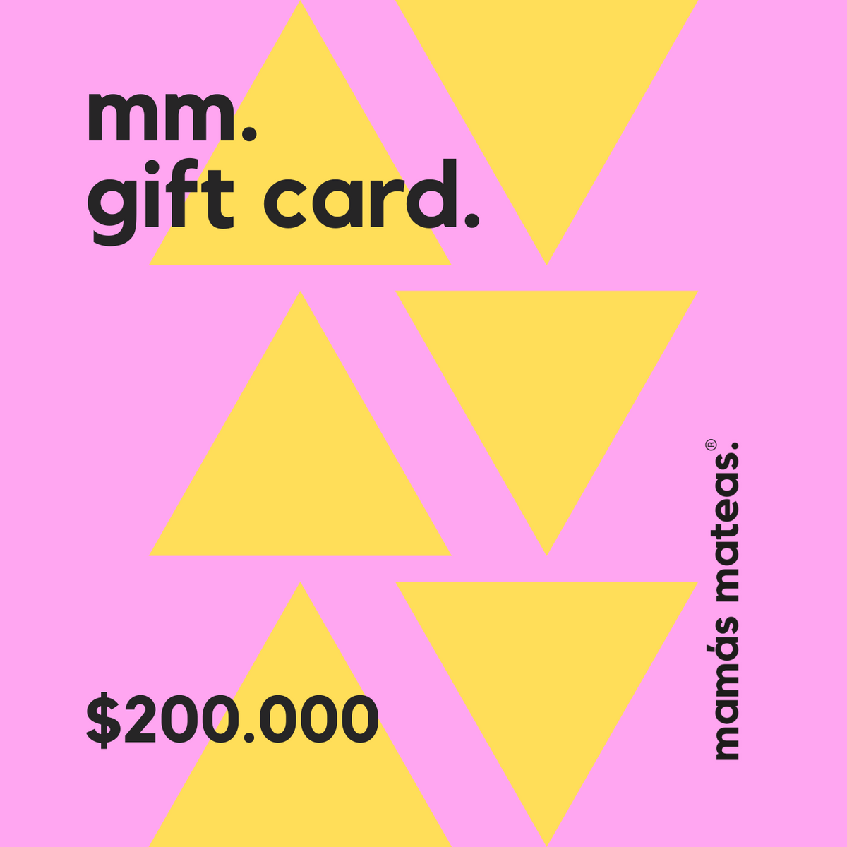 Gift Card Mamás Mateas | Mamás Mateas