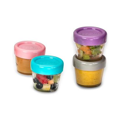 Pack de 6 Contenedores de Vidrio 118 ml | Melii