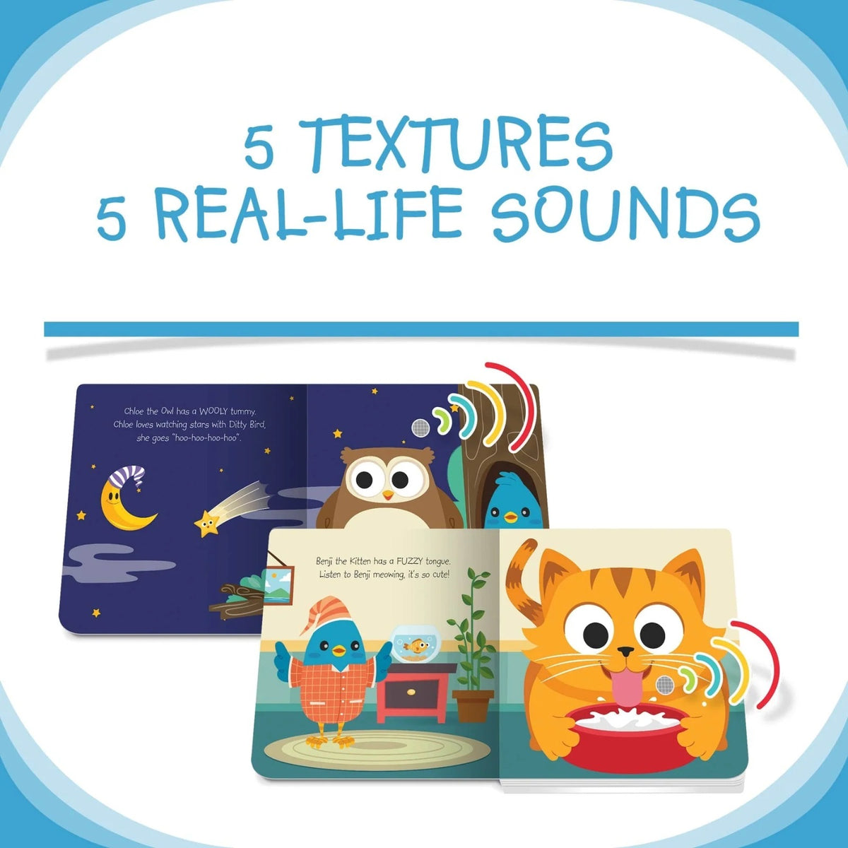 Interactive Musical Book - Cute Animals