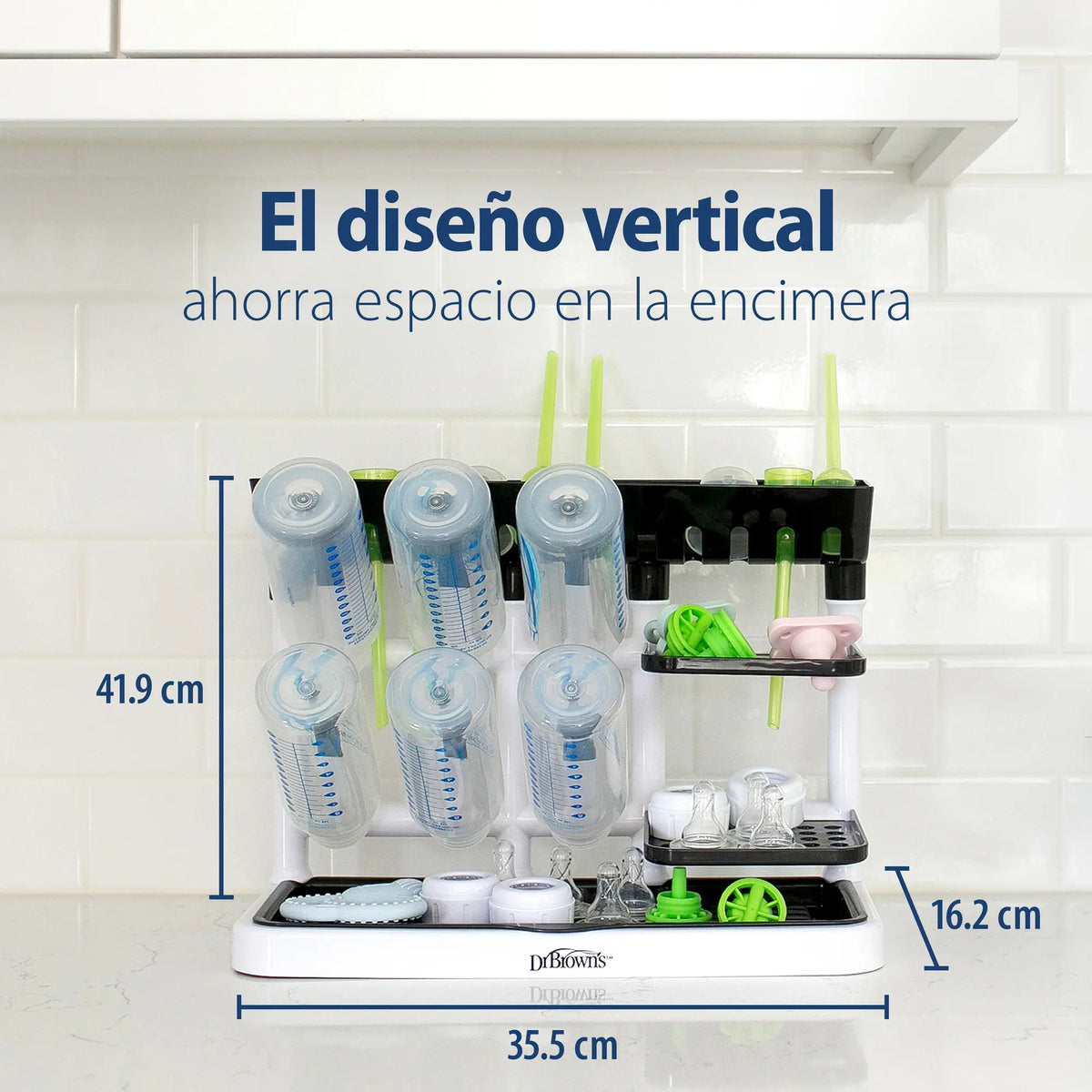 Rack Secado Universal - Negro | Dr. Brown's