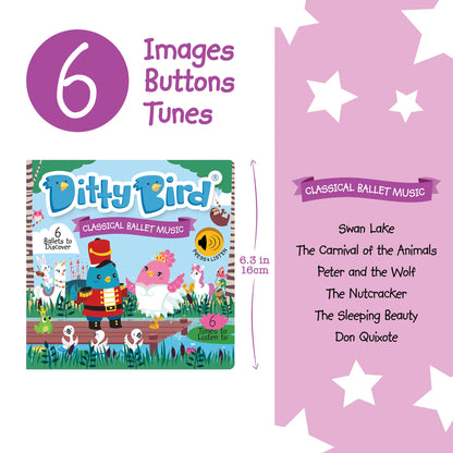 Libro Interactivo Musical - Classical Ballet Music | Ditty Bird