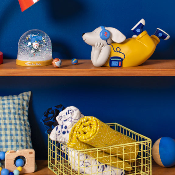 Juego de 3 Mantas Muselinas - Puce & Pilou | Moulin Roty
