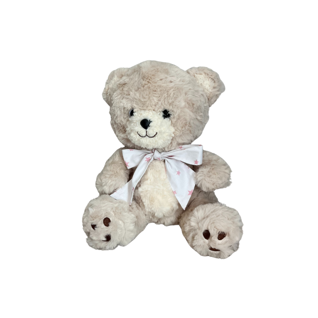 Peluche Oso - Crema - Cinta Niña | Algodones