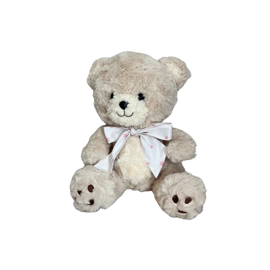 Peluche Oso - Crema - Cinta Niña | Algodones
