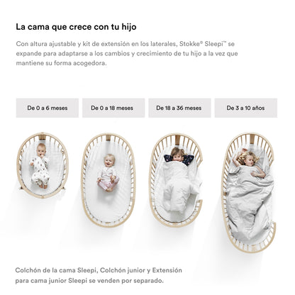 Soporte de Velo para Cuna Sleepi™  (Versión 3) - Natural | Stokke