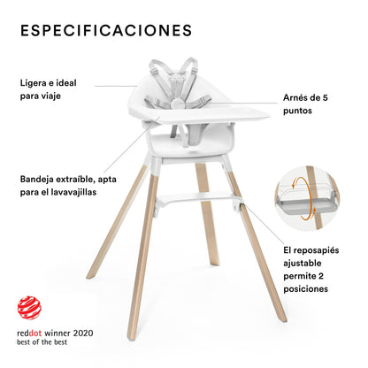 Silla Clikk™ - Blanca | Stokke