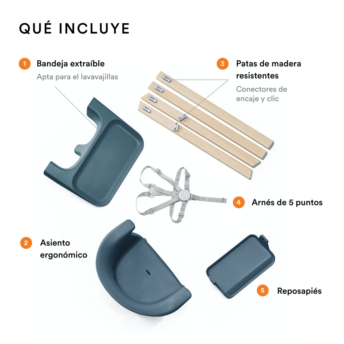 Silla Clikk™ - Fjord Blue | Stokke