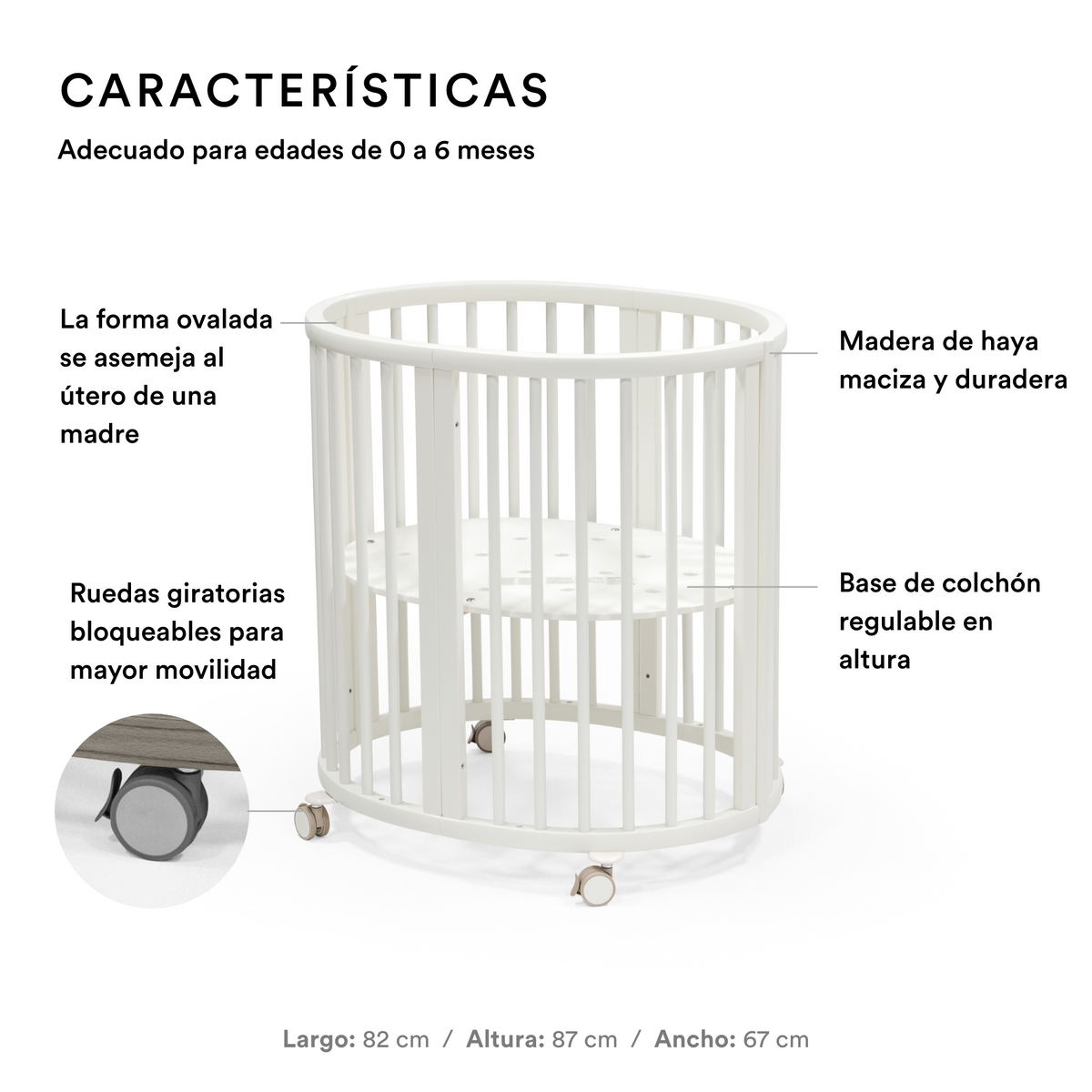 Cuna Sleepi™ Mini - Blanco | Stokke