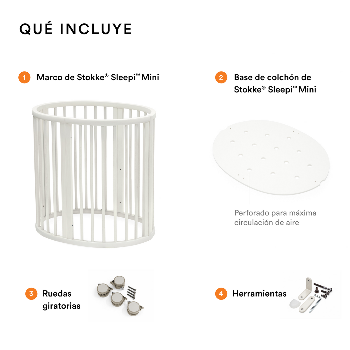 Cuna Sleepi™ Mini - Blanco | Stokke