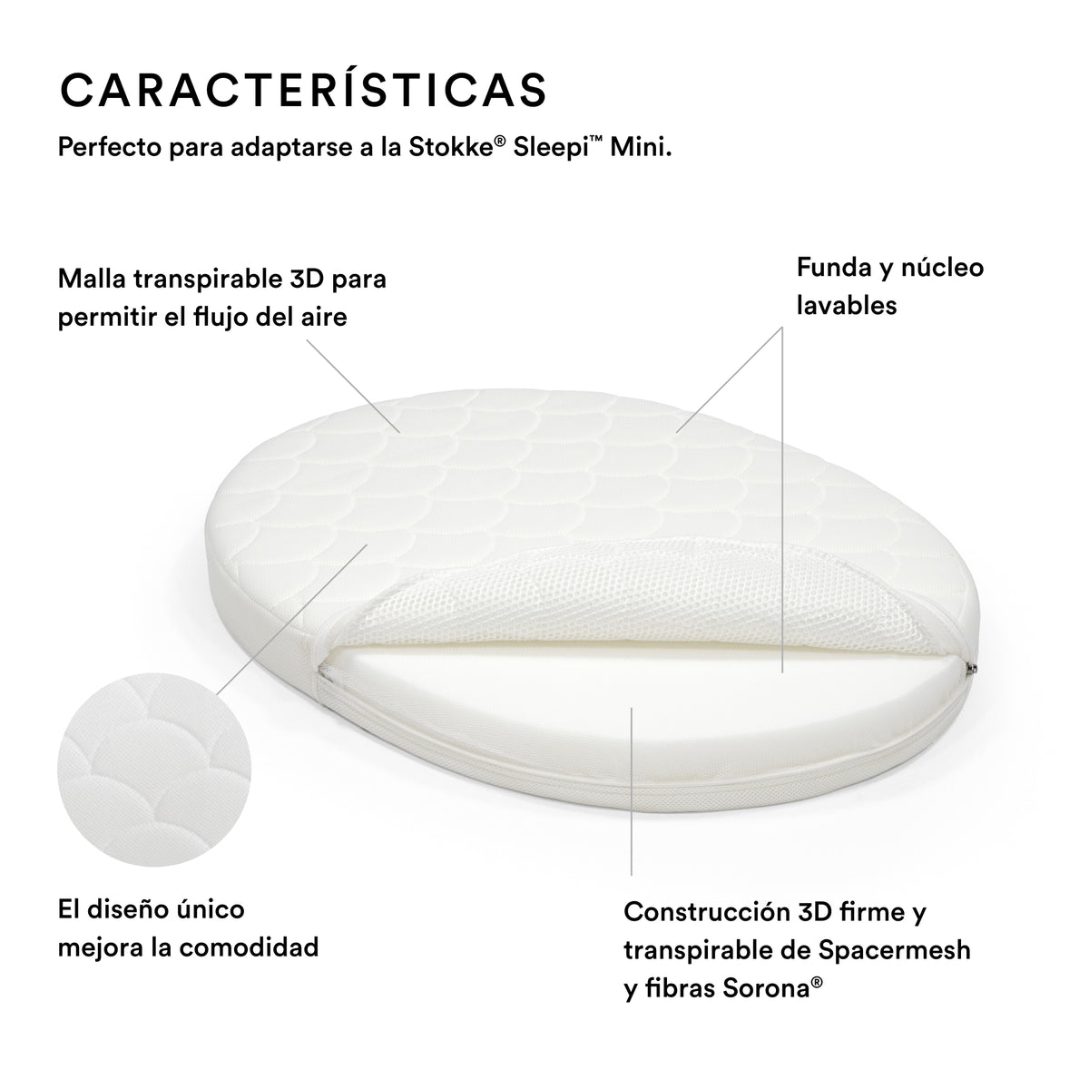 Colchón para Cuna Sleepi™ Mini | Stokke