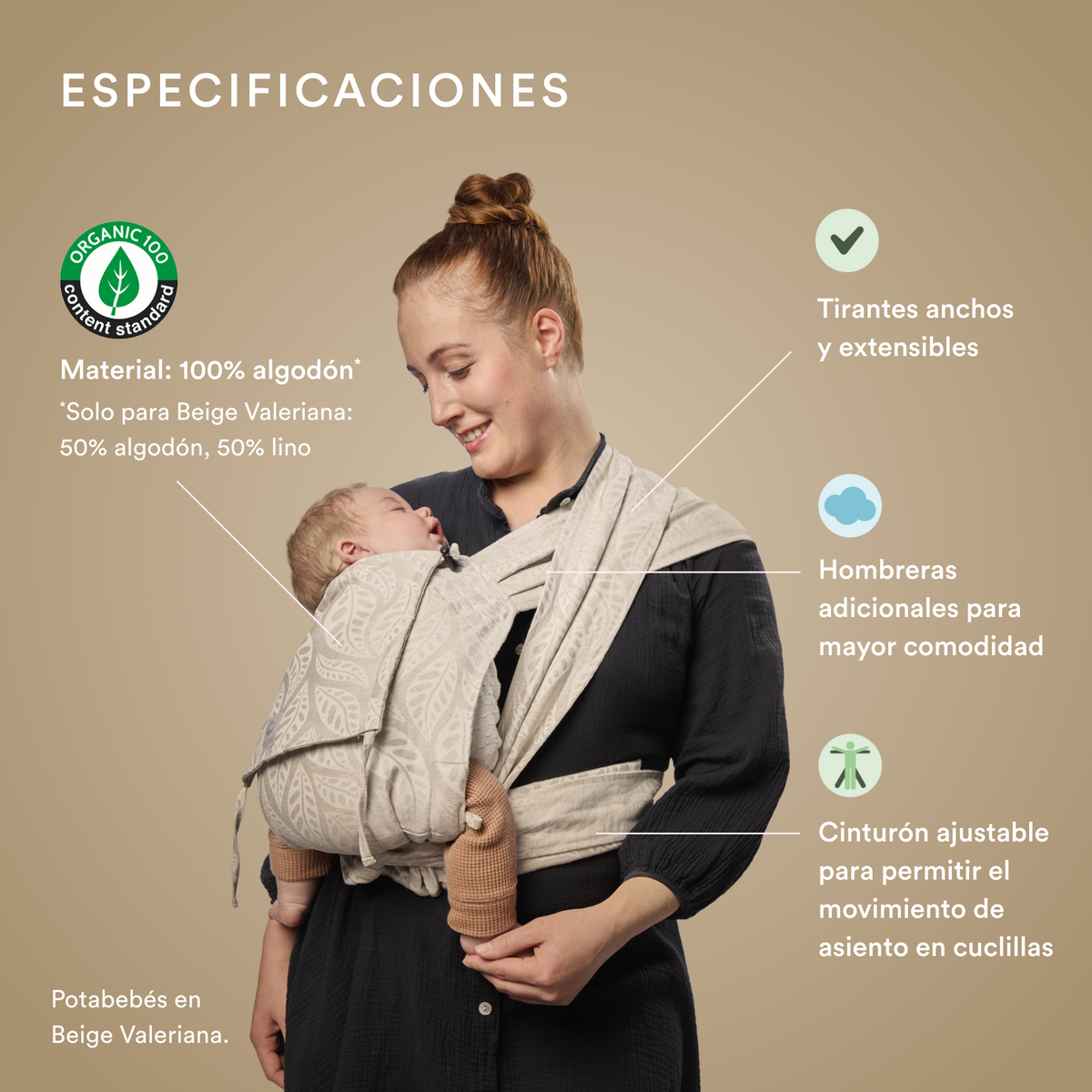 Portabebés Limas™ - Verde Glaciar | Stokke