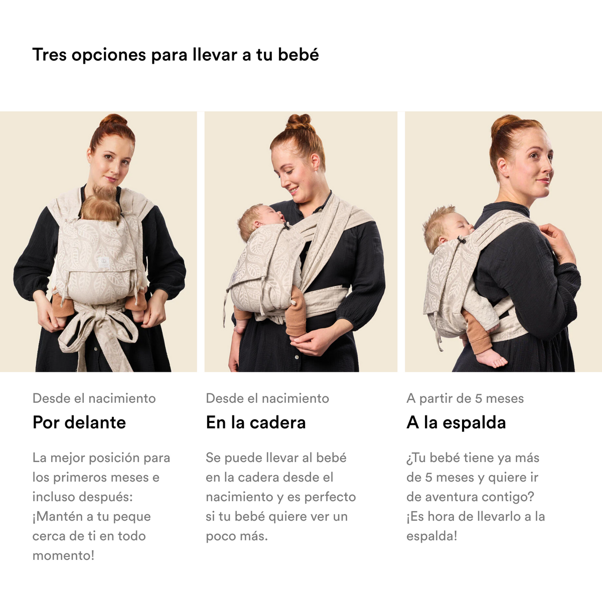 Portabebés Limas™ - Negro | Stokke