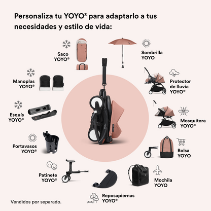 Pack Recién Nacido 0+ para Coche Ultracompacto Stokke® YOYO - Ginger