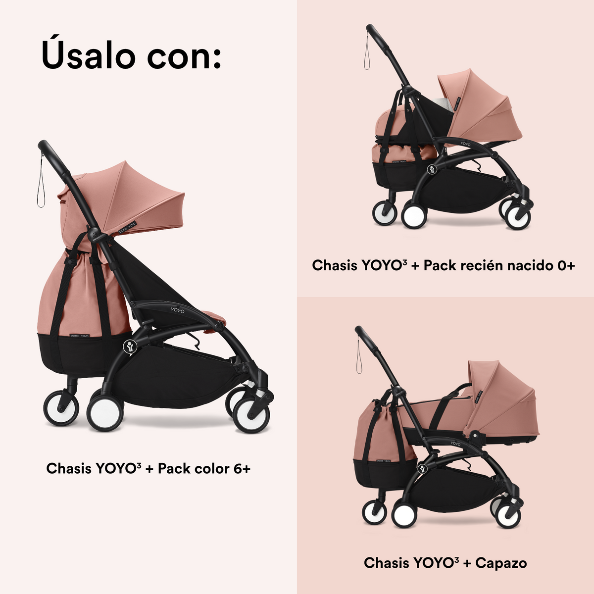 Bolso para Coche Ultracompacto Stokke® YOYO² - Ginger | YOYO by Stokke