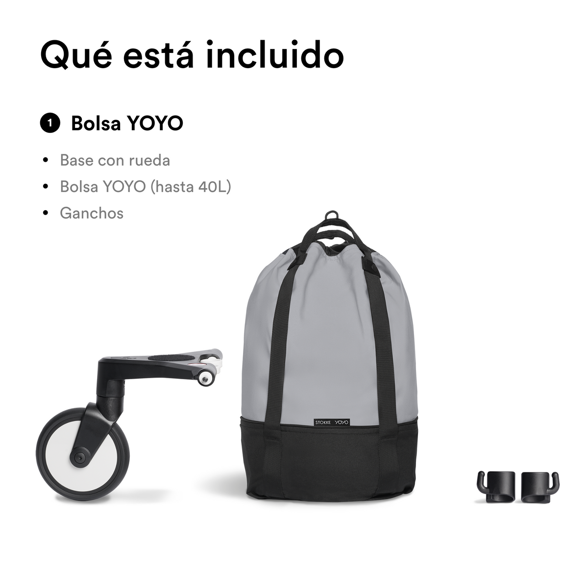 Bolso para Coche Ultracompacto Stokke® YOYO² - Stone | YOYO by Stokke