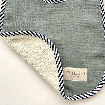 Muslin Bib - Eucalyptus Green