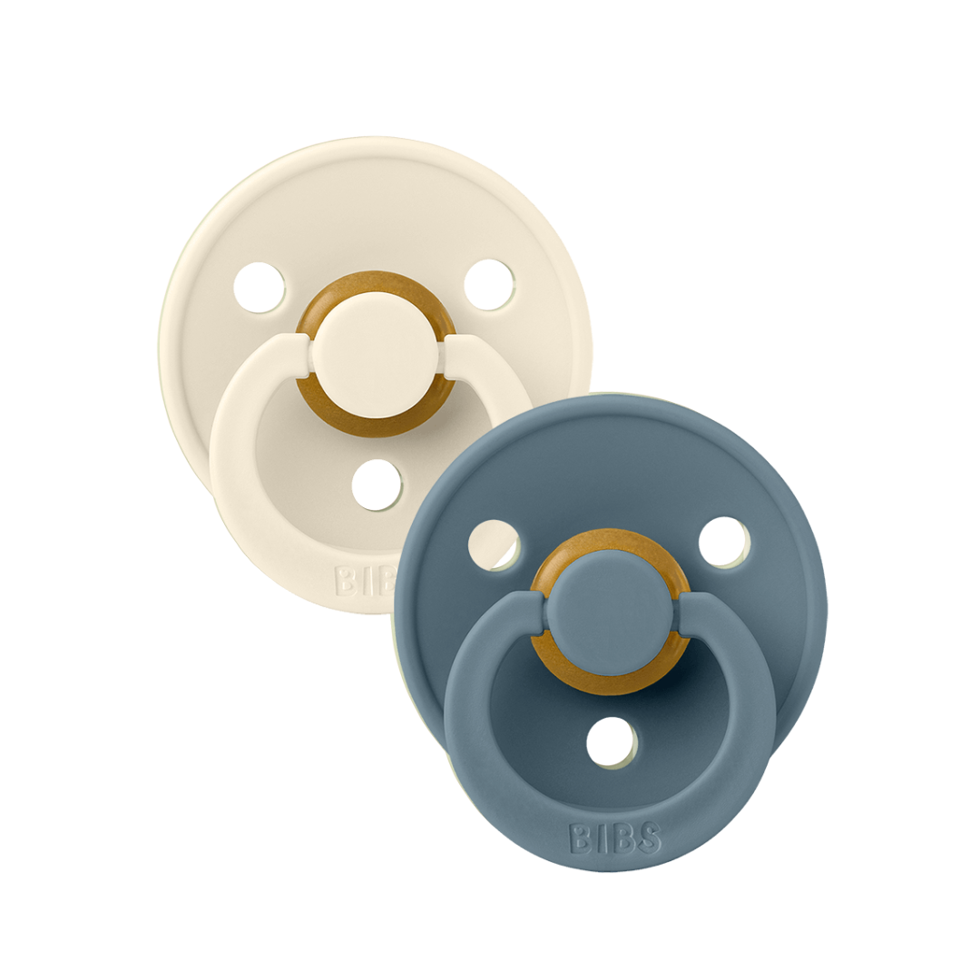 Pack de 2 Chupetes - Ivory & Petrol | BIBS