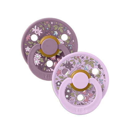 Pack de 2 Chupetes Liberty - Chamomile & Violet Sky | BIBS