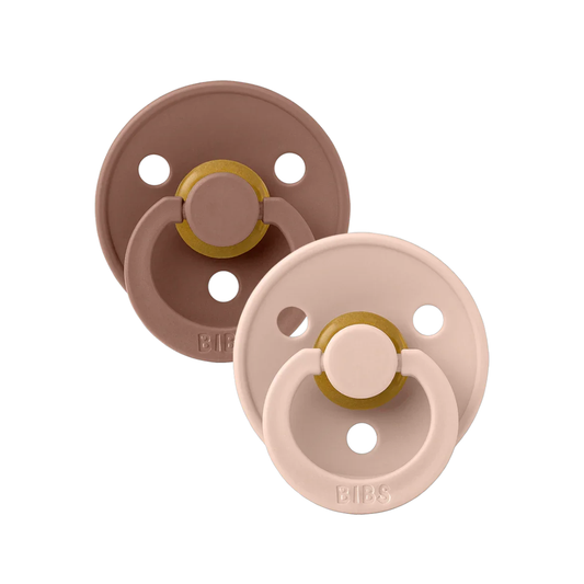 Pack de 2 Chupetes - Blush & Woodchuck | BIBS