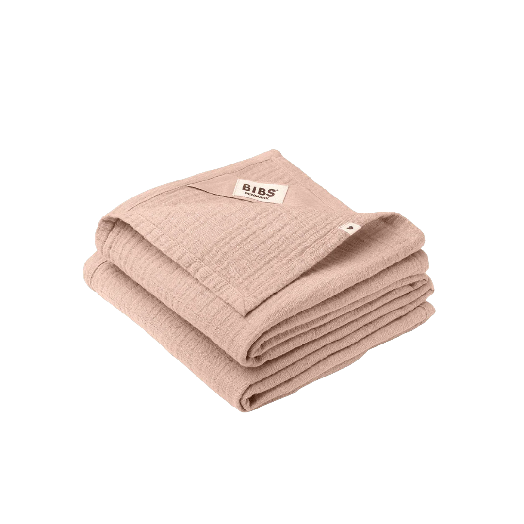 Pack Manta Swaddle Muselina - Blush | BIBS