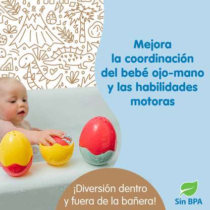 Juguete de Baño - Huevos de Dinosaurio | Dr. Brown's