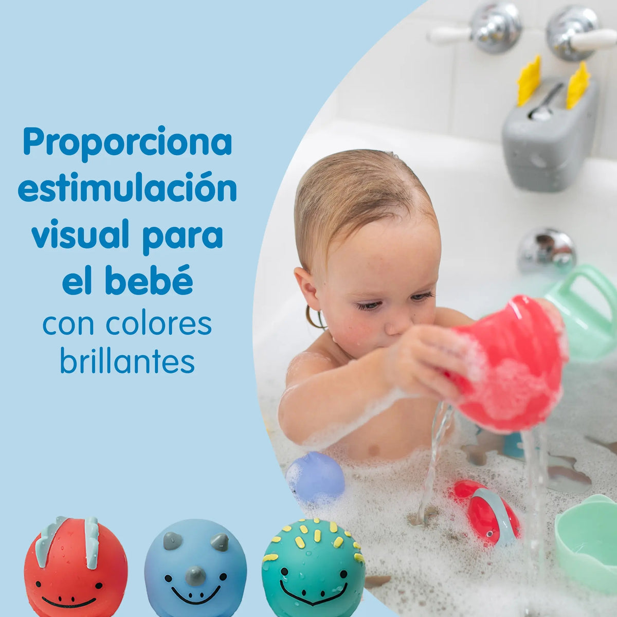 Juguete de Baño - Huevos de Dinosaurio | Dr. Brown's