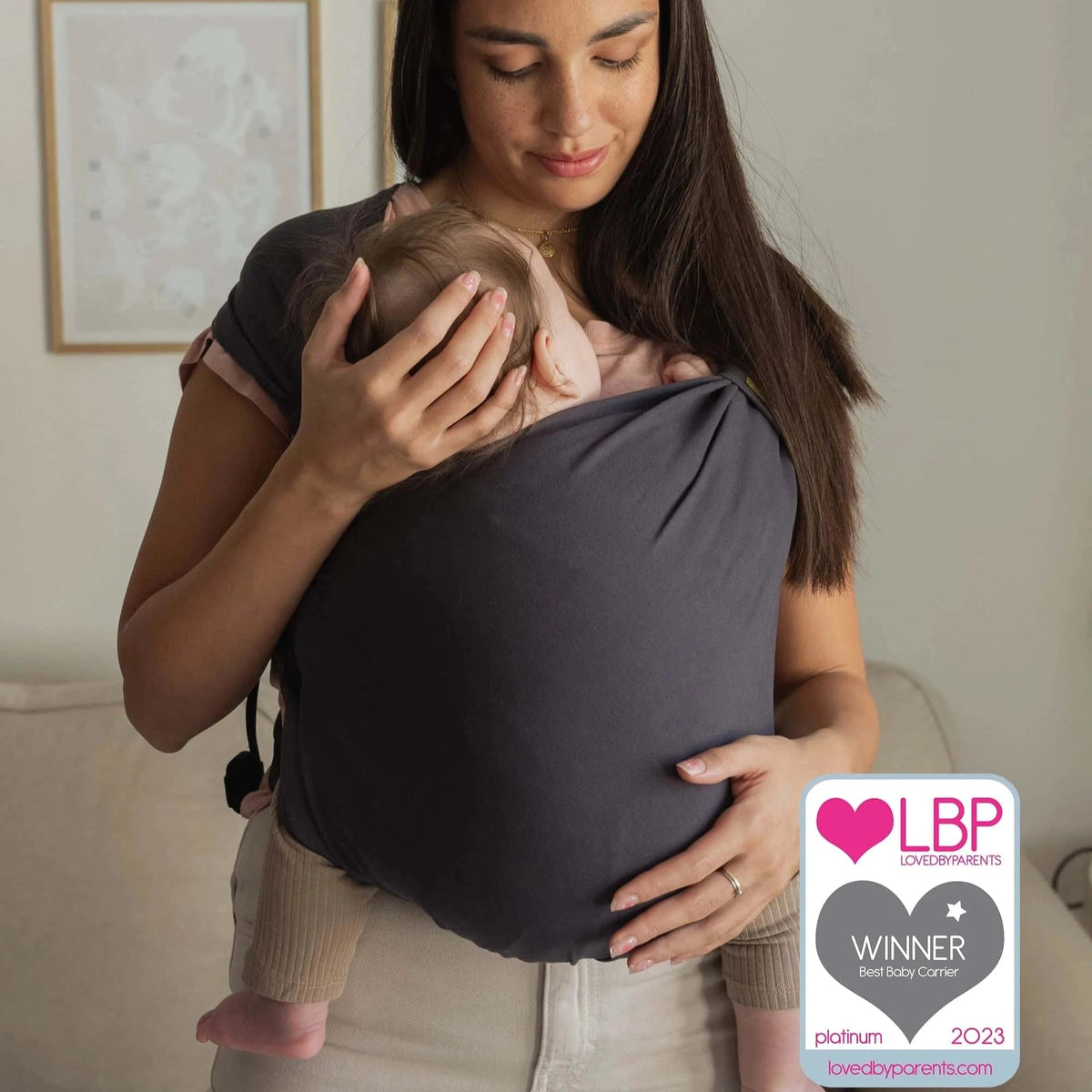 Portabebé Ergonómico - Boba Bliss - Charcoal | Boba