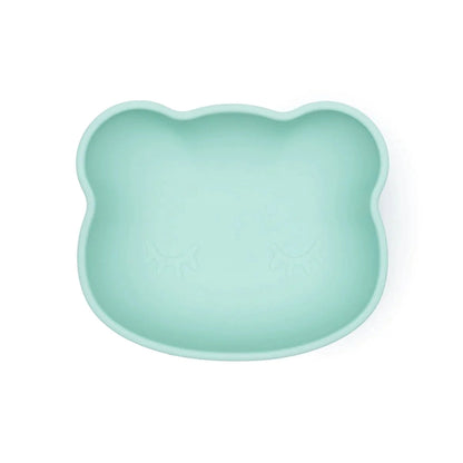 Bowl Oso con Ventosa y Tapa - Verde Menta | We Might Be Tiny
