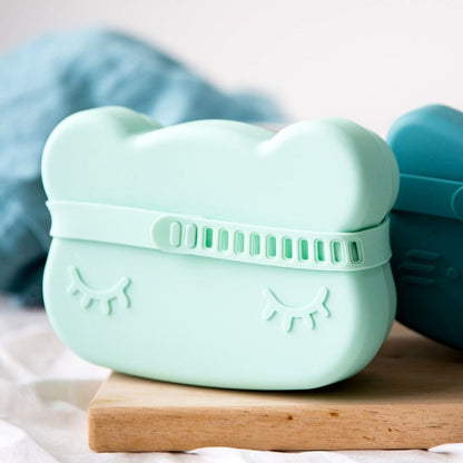 Caja para Snack Oso - Verde Menta | We Might Be Tiny