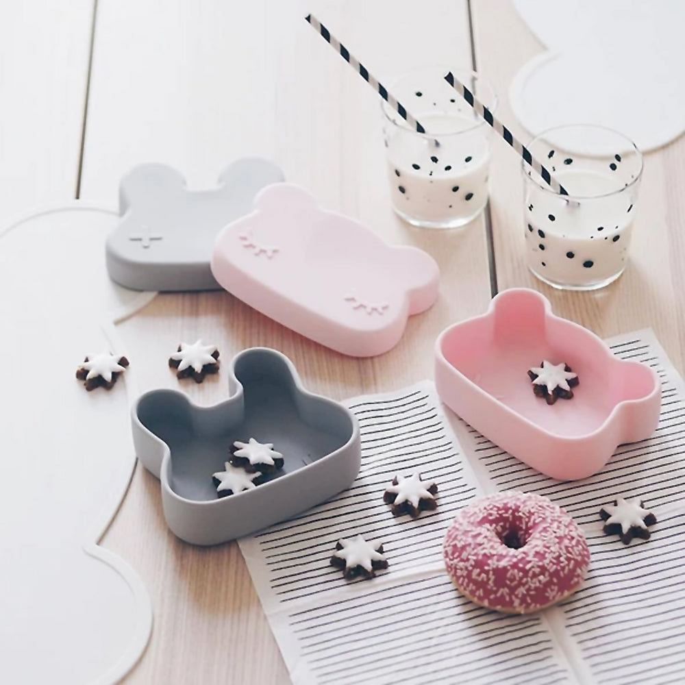 Caja para Snack Oso - Rosa Pastel | We Might Be Tiny