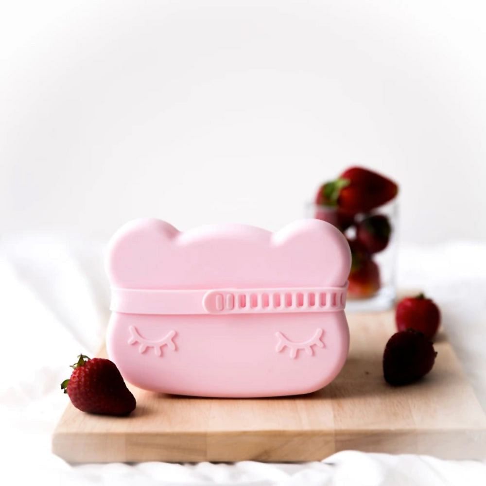 Caja para Snack Oso - Rosa Pastel | We Might Be Tiny