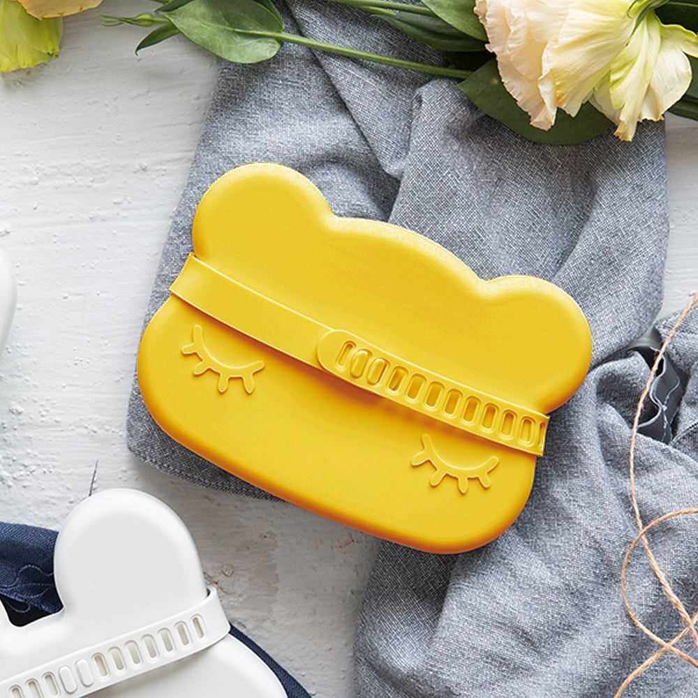 Caja para Snack Oso - Amarillo | We Might Be Tiny