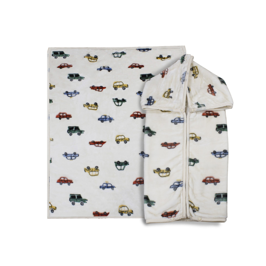 Saco con Broche Ultra Soft 80x110 cm - Auto Beige | Bebesit