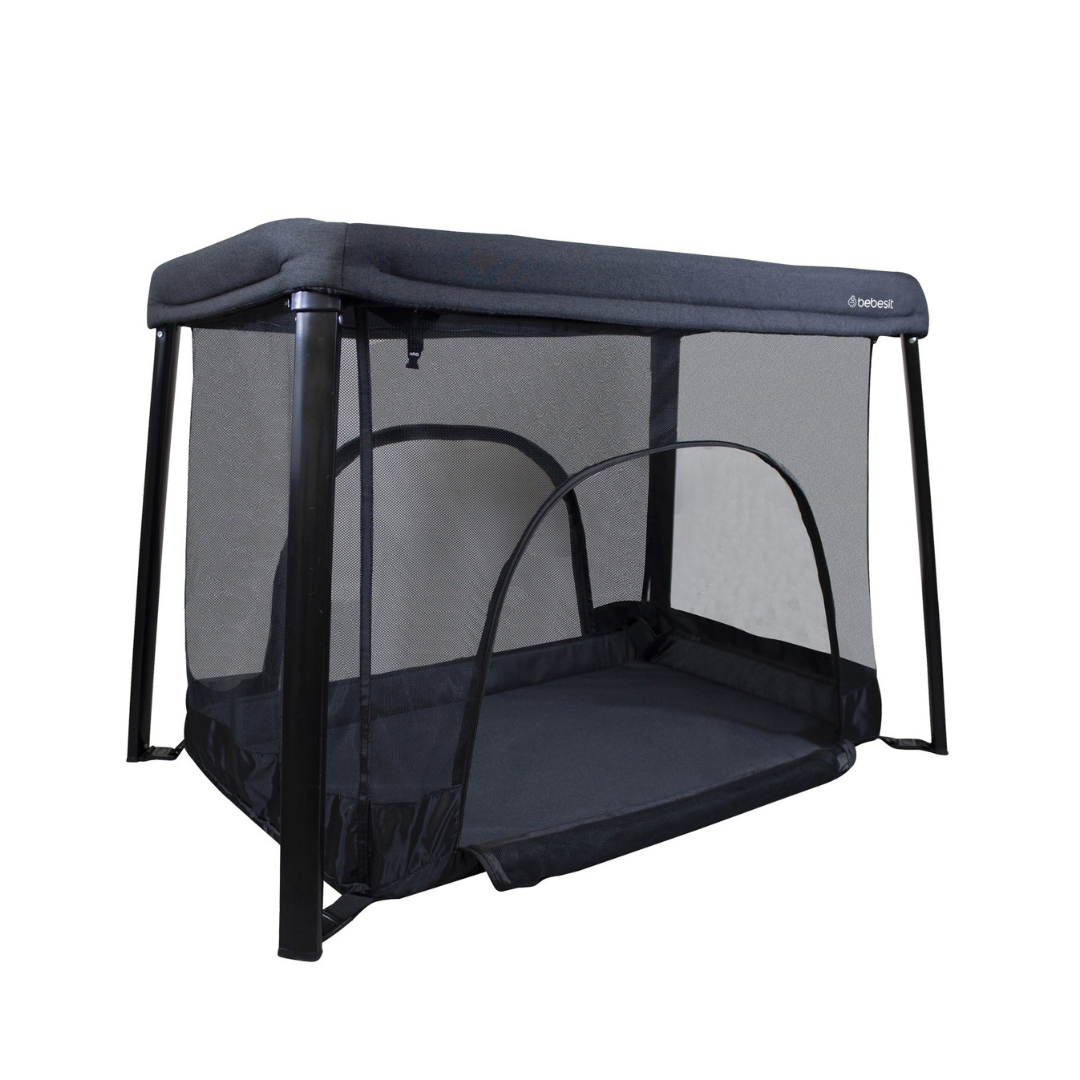 Cuna Corral 3 en 1 Eclipse Safe & Sleep - Negro | Bebesit