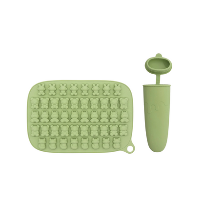 Set Alimentación Summer Silicona - Verde | Bebesit