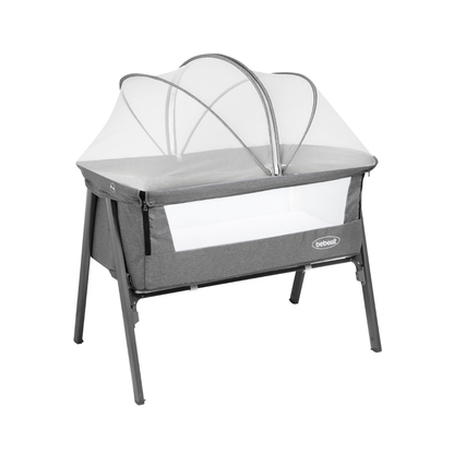 Cuna Colecho Easy LX con Mosquitero  - Gris | Bebesit