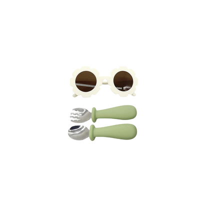 Set Alimentación Summer Silicona - Verde | Bebesit