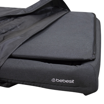 Cuna Corral 3 en 1 Eclipse Safe & Sleep - Negro | Bebesit