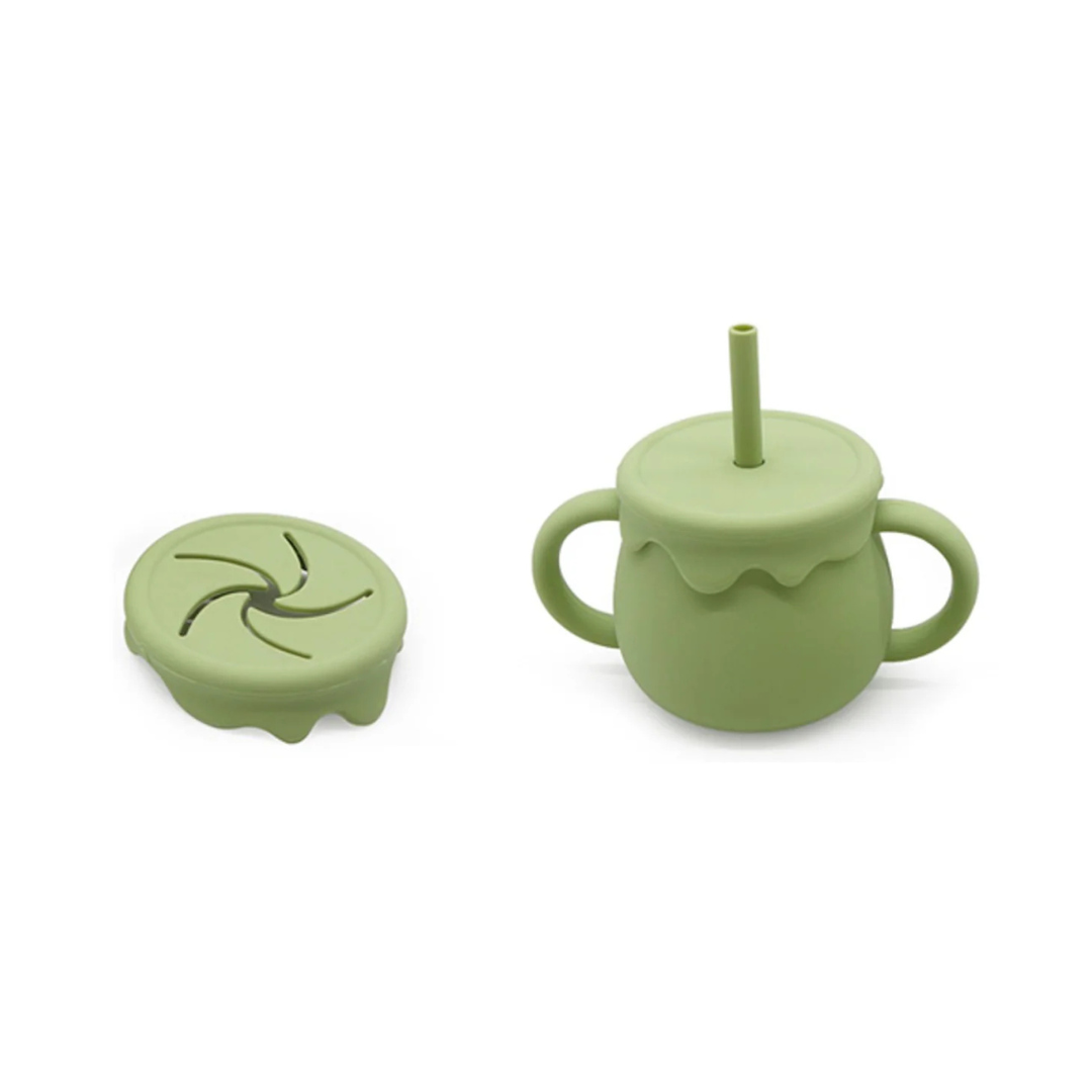 Set Alimentación Summer Silicona - Verde | Bebesit